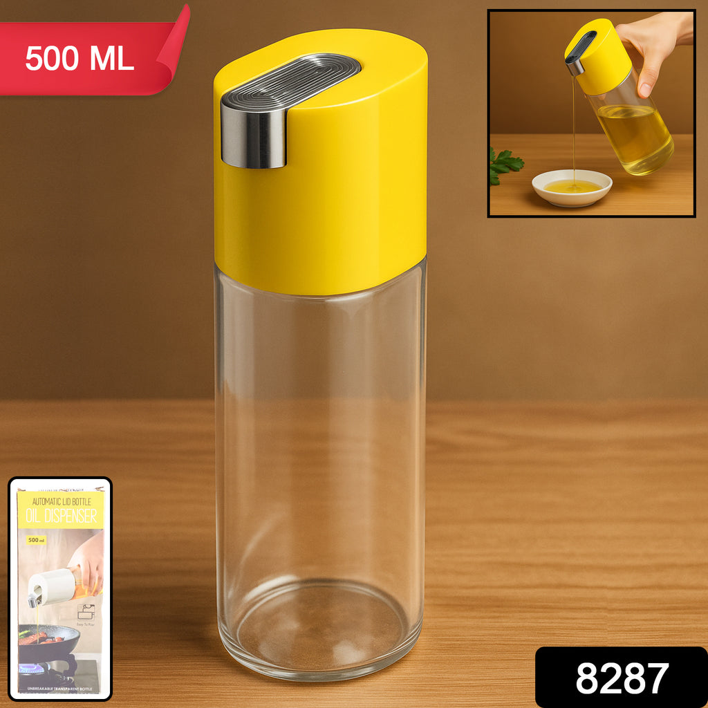 Automatic Oil Dispenser Bottle With One-touch Controlled Pour Spout (1 Pc)