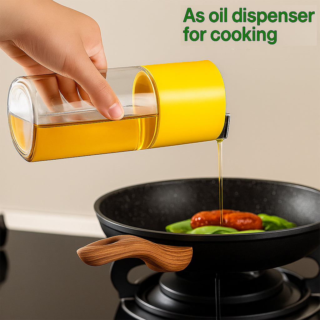 Automatic Oil Dispenser Bottle With One-touch Controlled Pour Spout (1 Pc)