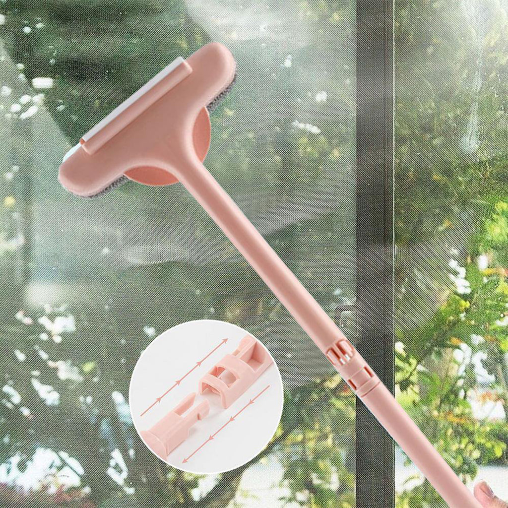 Window Cleaning Brush Multifunctional Screen Cleaning Brush. Multifunctional Glass Cleaning Tools Washing Kit 2in1.